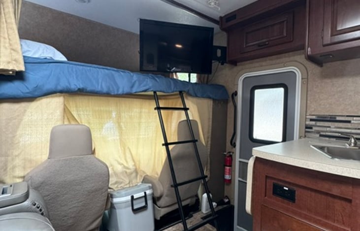 Upper bunk.