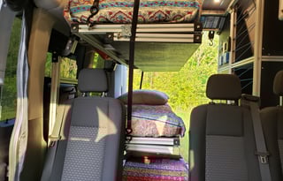 Happy Chance-2022 High Roof Transit that sleeps 6