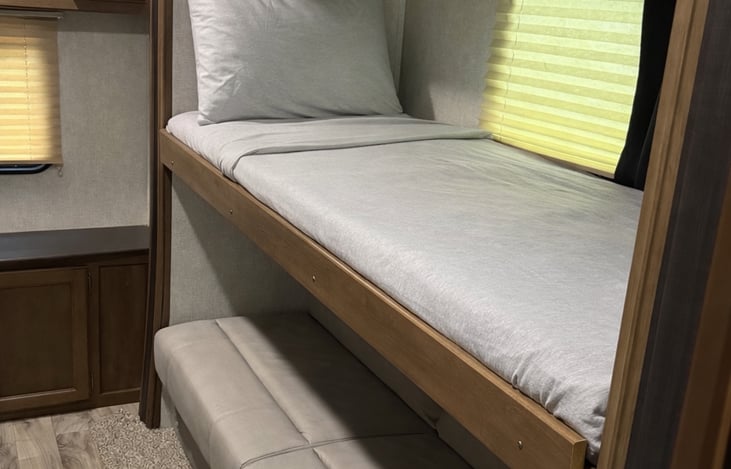 Additional pull down bunk if needed