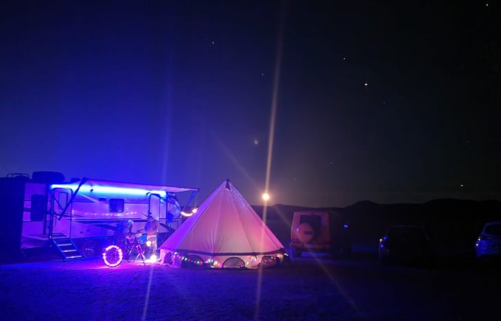 I also have 8 person tent for rent.