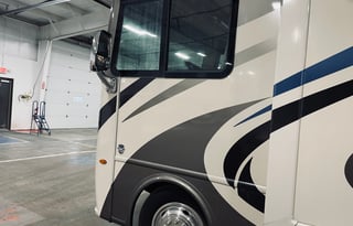 The 2 bathroom RV. No more waiting in line.