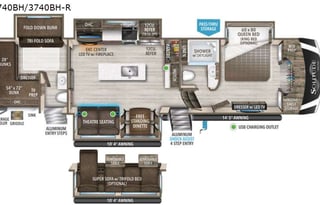 2021 Grand Design Solitude S-Class 3740BH-R