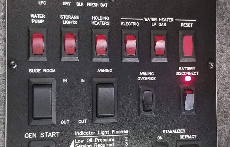 Easy to use 30 amp control box.