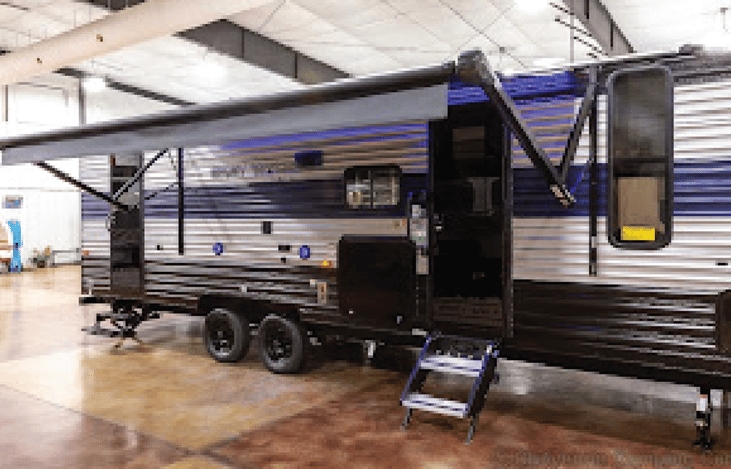 Outside front door and canopy