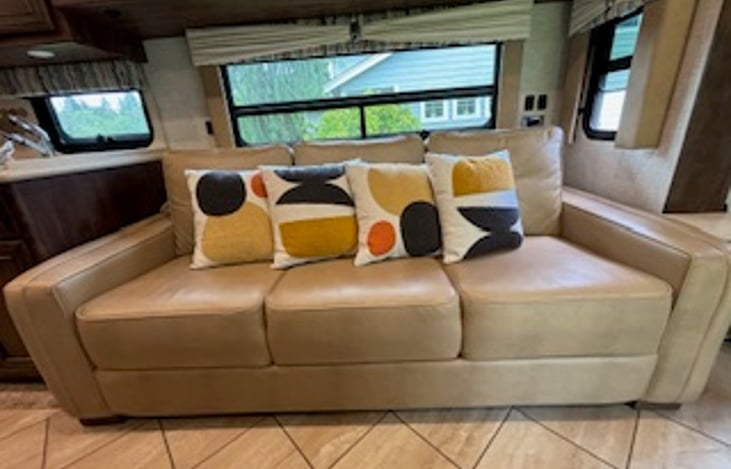 This sofa doubles as King Size Bed