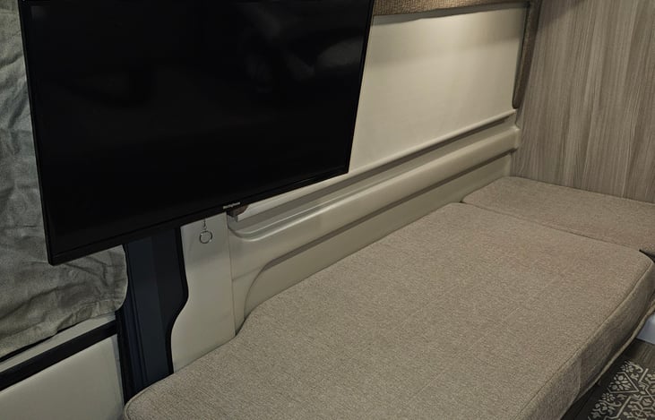 32" LED TV with built-in DVD player, HDMI, OTA antenna for local broadcasting.