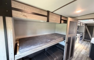 The ⁠Keystone Outback 340BH luxury travel trailer
