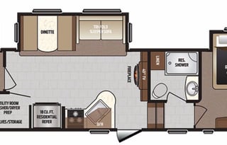 Keystone Sprinter Bunkhouse Gooseneck 5th Wheel