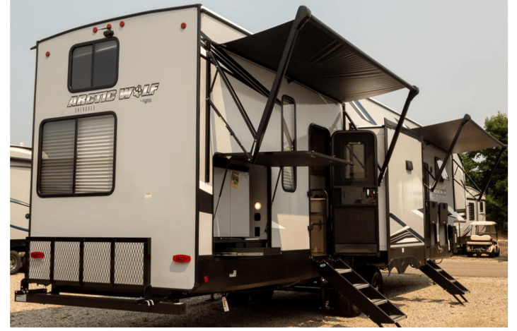 Rear outside kitchen