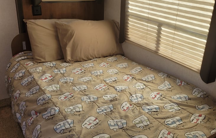 Dinette made into a bed