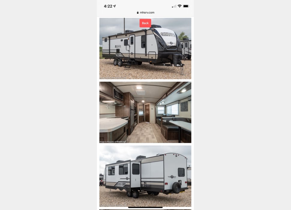 Travel Trailer rentals in Denison
