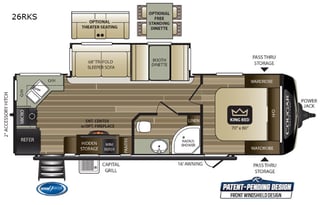 2021 Keystone RV Cougar Half-Ton 26RKS