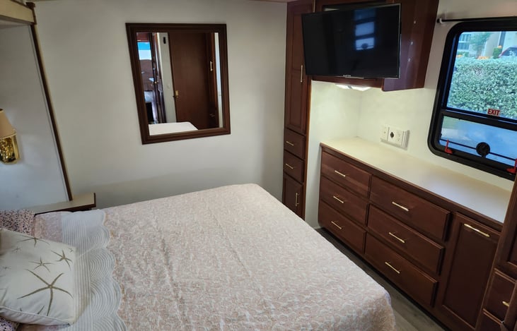 TV in master bedroom