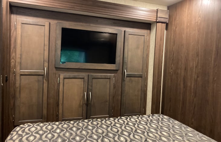 Master bedroom TV/cabinets