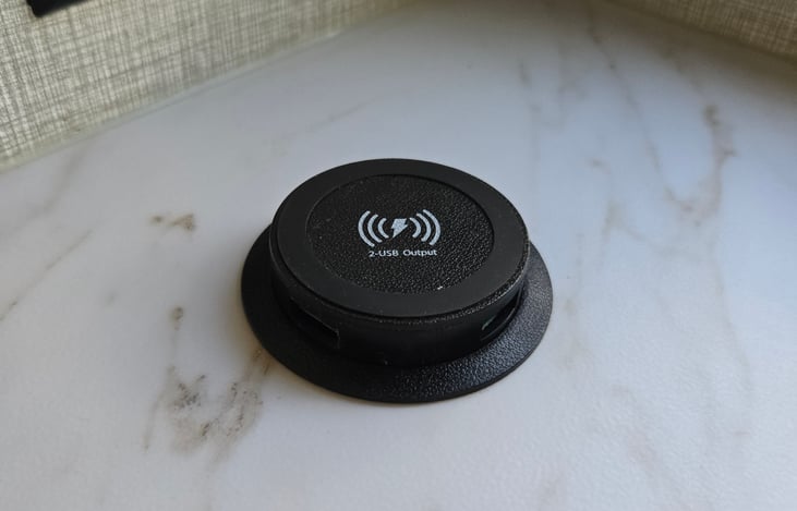Kitchen counter wireless charger