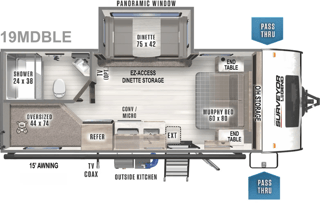 2024 Forest River RV Surveyor Legend 19MDBLE