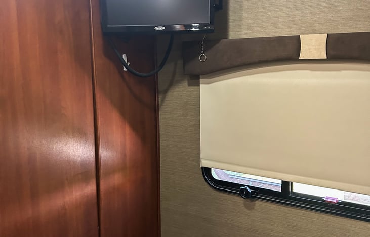 TV in the rear bedroom