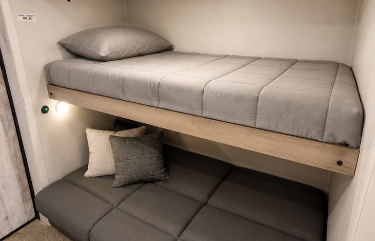 Bunkhouse beds 2 & 3.