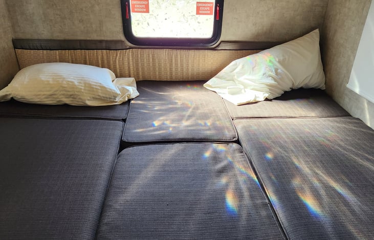 This is the back bed in a large single configuration.