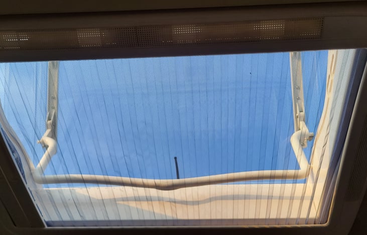 Sky light with screen