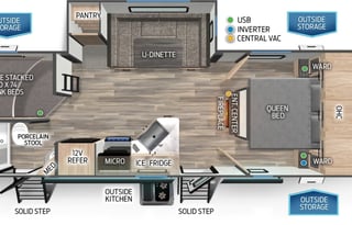 Brand New 2024 Forest River Alpha Wolf 23DBH-L