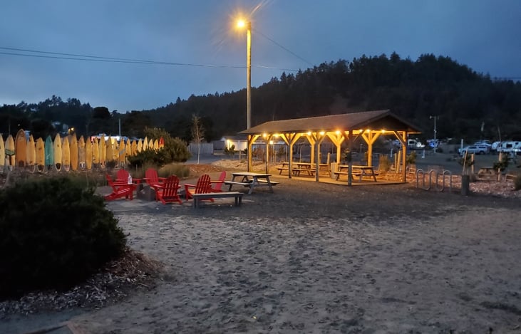 Beachside at Hart's Camp :)