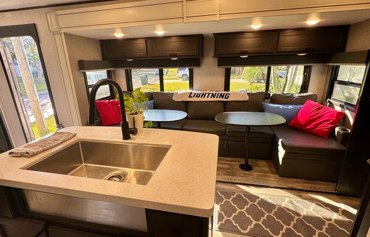 Living room/dining area.