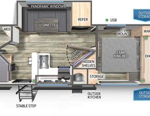 Forest River RV Campsite Reserve 23LM