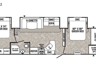 2019 Puma 2 Queen Bedrooms/Sleeps 8