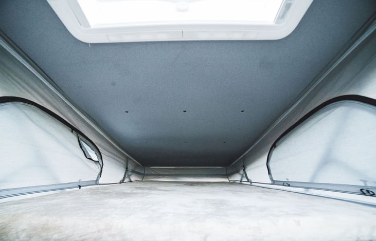 The SkyBunk is extremely cozy and accommodates adults or kids.  Ample amount of lighting and USB ports also offered in the SkyBunk area for added convenience.  If not used for guest, use for space!