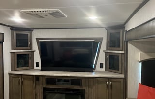 Hester and Larry’s fur baby friendly RV