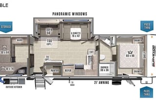 SPACIOUS!!! 2021 SURVEYOR LEGEND 296QBLE