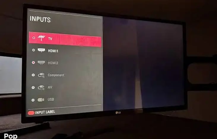 TV with Roku and DVD Player