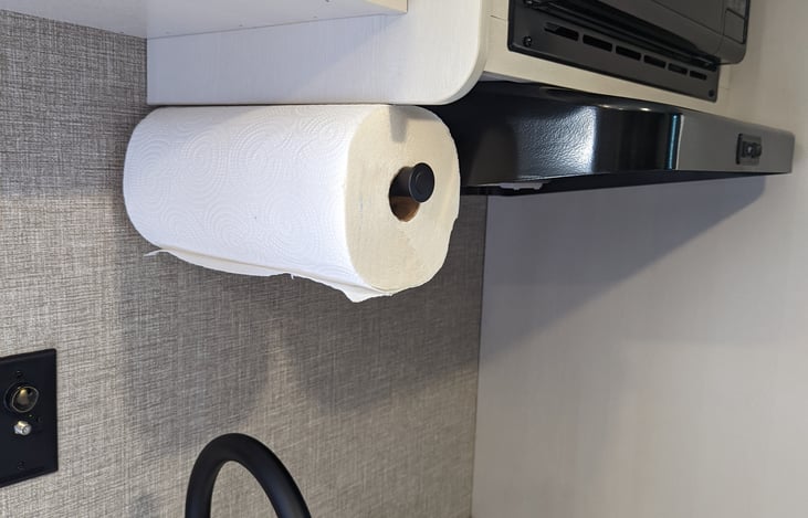 Paper towel holder.
