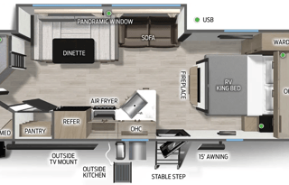 2026 Forest River RV Cherokee Grey Wolf 26DBH