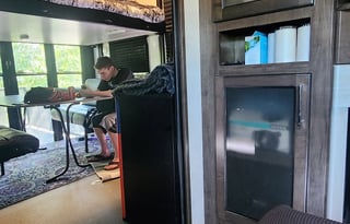 The Forte Family's Big ASS Camper dog/kid friendly