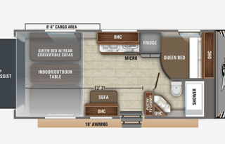 2019 Jayco Toy Hauler with patio -  Sleeps 6!
