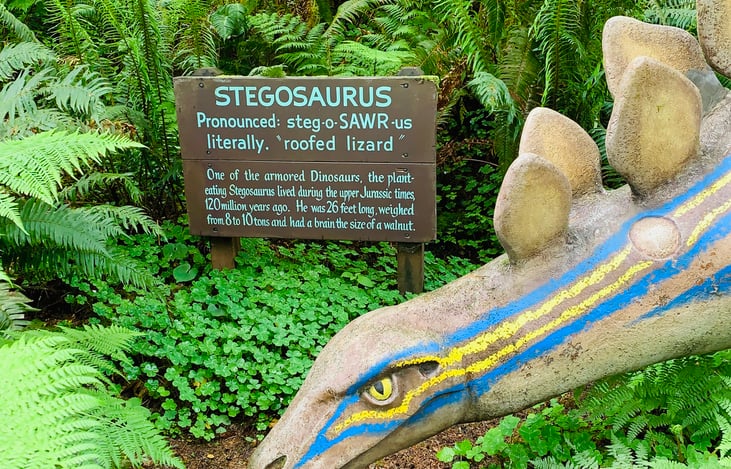 Dino land on Oregon Coast