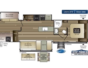 Keystone RV Cougar Half-Ton 34TSB