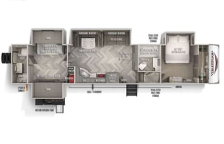 2021 Heritage Glen 356QB - 2 Baths, Huge Bunk Rm!