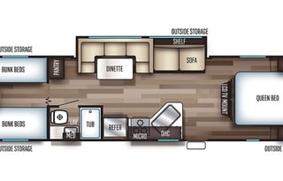 2019 Forest  River Cherokee Grey Wolf 29BH