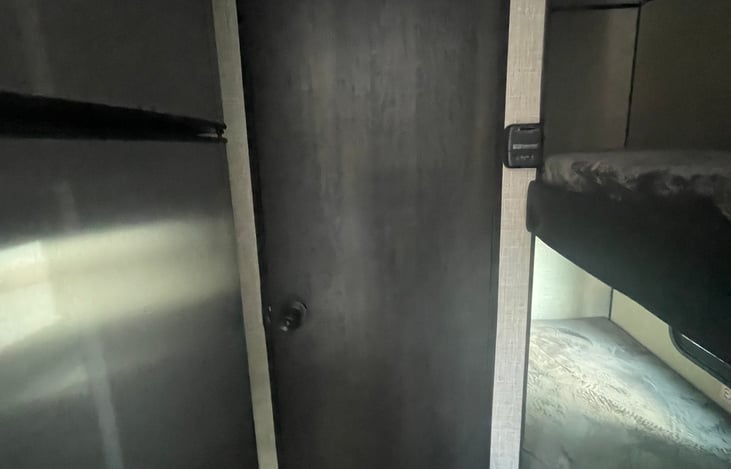 Entry door to bathroom