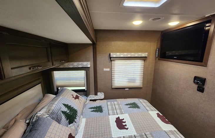 Third TV located in Master bedroom