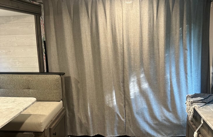 queen bed privacy curtain
