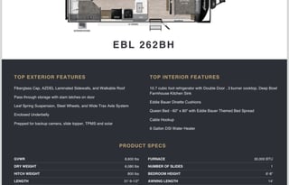 2024 Heartland Eddie Bauer 261bh-c