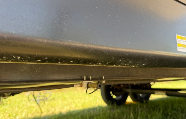 Quick connect for a grill.