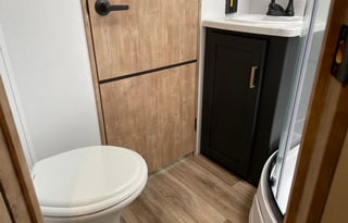 RV outback with private bunkroom