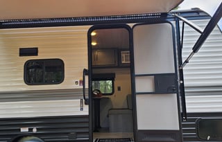 New 2025 RV Stationary. Rural area.