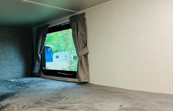 Top bunk w/ emergency exit window