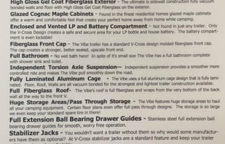 20' V-Cross Vibe, EZ Pullin' Lux Tent on Wheels!